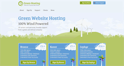 Desktop Screenshot of green-hosting.co.uk