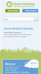 Mobile Screenshot of green-hosting.co.uk